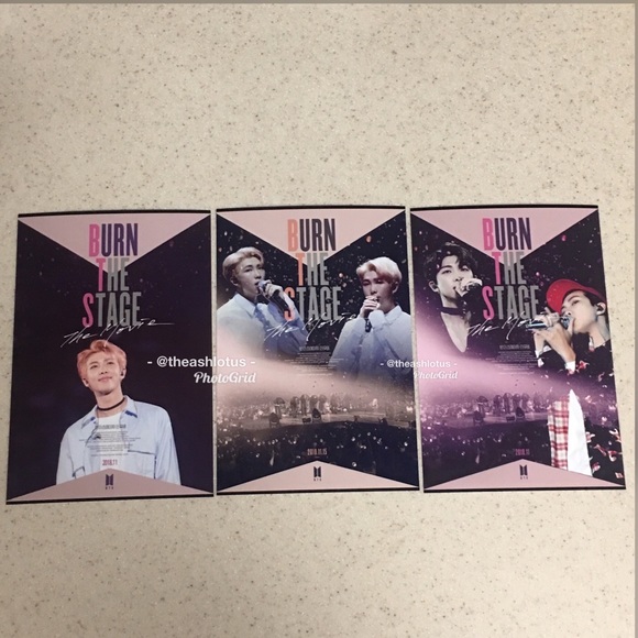 Accessories - Set Of RM Burn The Stage Prints